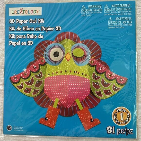 Creatology Bundle of DIY Owl Kits Paper Craft - Picture 2 of 7